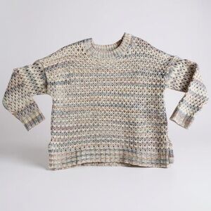 Anthropologie Textured Knit Sweater – Women’s Medium – Boho Cozy Fall Layers